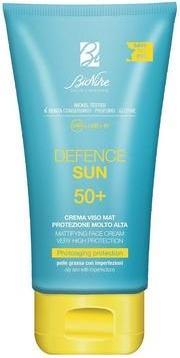 Actual product image BioNike Defence Sun Face Cream Mat 50+ - Waterproof and Non-Sticky - Smooths and Repairs Skin 50ml (Sun cream face, SPF 50, 50 ml, 0.05 g)
