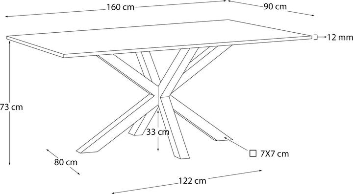Actual product image Kave Home Arya (90 x 160 cm)