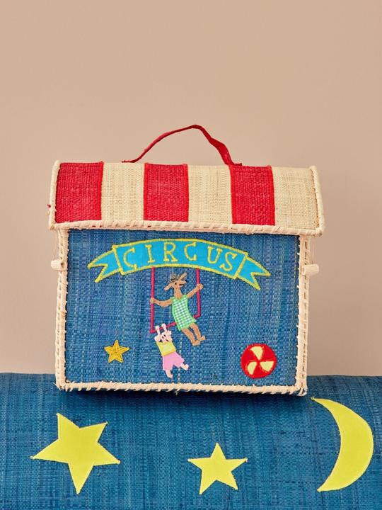 Actual product image Rice Raffia Kids Bag Circus Theme
