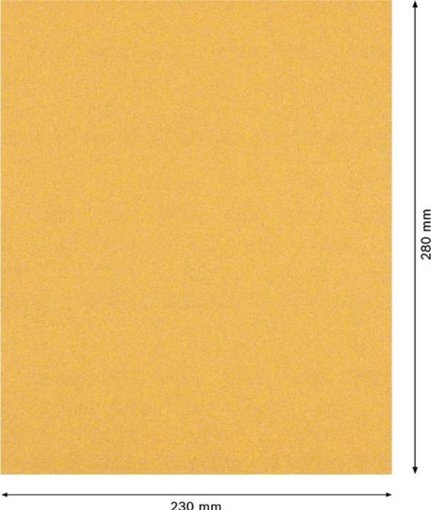 Productafbeelding Bosch Professional Zubehör Expert C470 Schuurpapier voor handschuren, 230 x280 mm, G 100 (G 100)