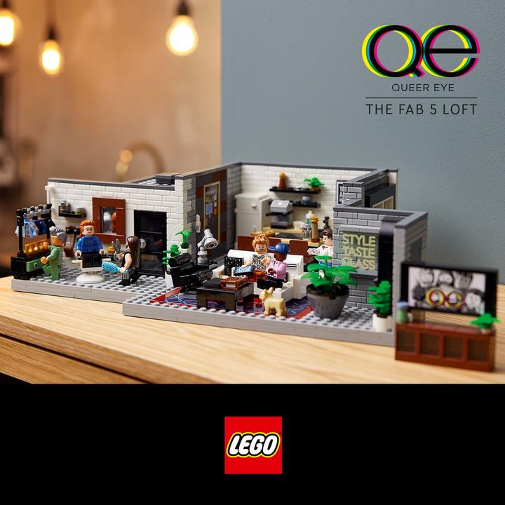 Image du produit LEGO Queer Eye – Le loft des Fab 5 (10291, LEGO Creator Expert, LEGO difficiles à trouver)