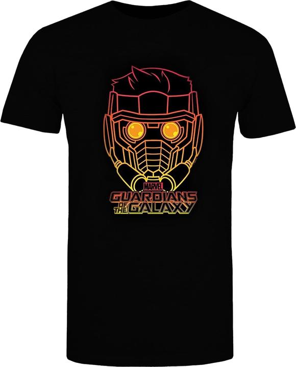 Produktbild Guardians of the Galaxy Mens Star-Lord Outline T-Shirt (M)