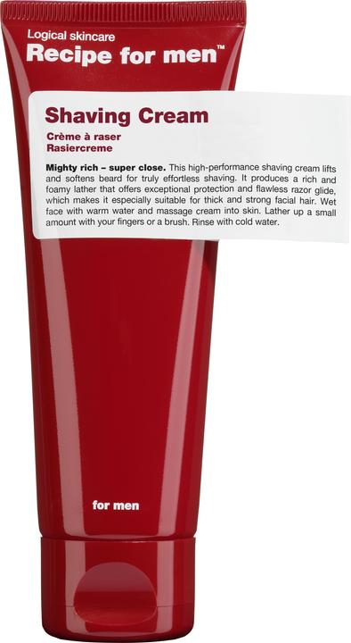 Recipe for men Shaving Cream (75 ml, Rasiercreme)