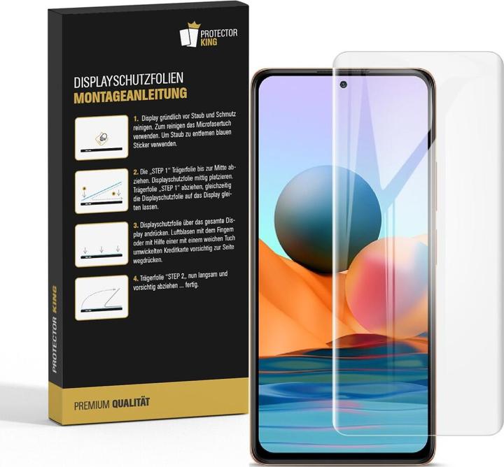 Produktbild Protectorking 3x Panzerfolie Anti-Shock matt entspiegelt (3 Stück, Xiaomi Redmi Note 10 Pro)