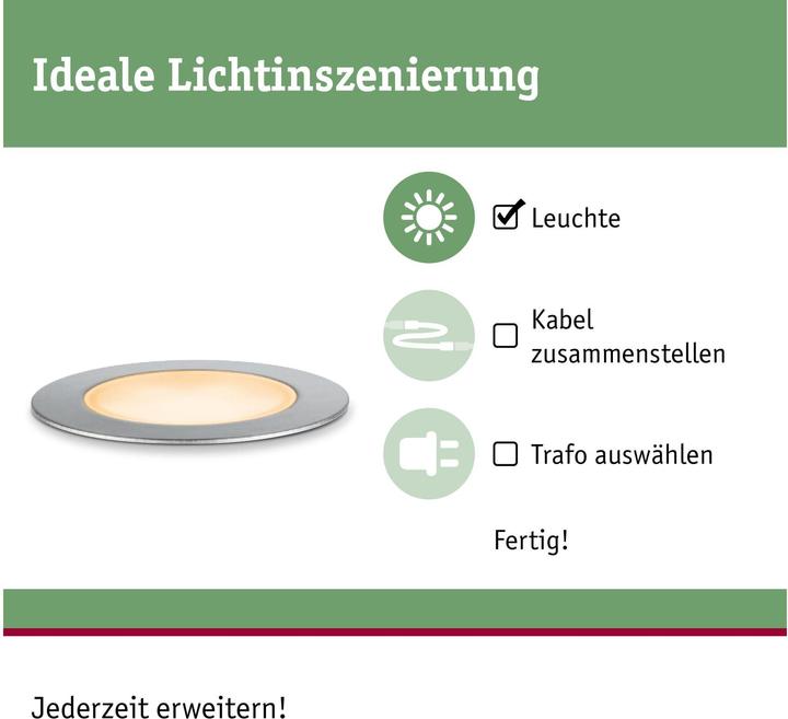 Produktbild Paulmann Outdoor Plug & Shine Floor Insect Friendly (90 lm, IP67)