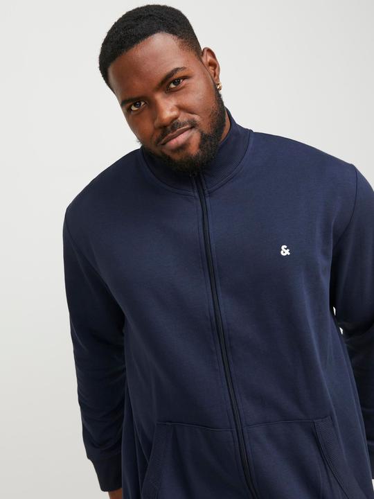 Actual product image Jack & Jones Single-coloured plus size sweatshirt (4XL)