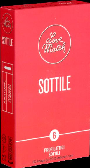 Actual product image Love Match Sottile (6 pcs.)