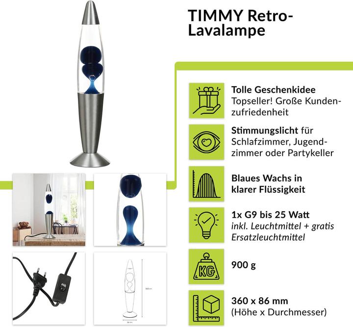 Produktbild Licht-Erlebnisse Timmy (210 lm, G9)