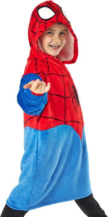 Immagine prodotto Spiderman Coperta con Cappuccio Ragazzi (122, 128)