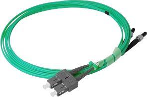 Immagine prodotto BlueOptics Cavo patch in fibra ottica duplex SC-FSMA Multimode OM3 5 metri (CAT7, 5 m)