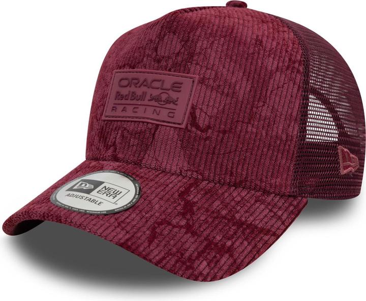 New Era A-Frame Trucker Cap - Red Bull Racing cord camo ruby