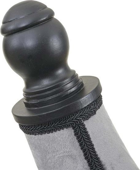 Produktbild Swisshandel24 Schneiderpuppe, Schaufensterpuppe Torso weiblich, Schaumstoff - Samt grau