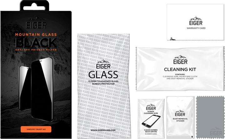 Produktbild Eiger Mountain Glass Black (1 Stück, Samsung Galaxy A41)