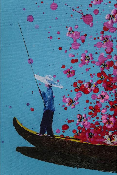 Immagine prodotto Kare Design Barca a fiori (120 x 160 cm)