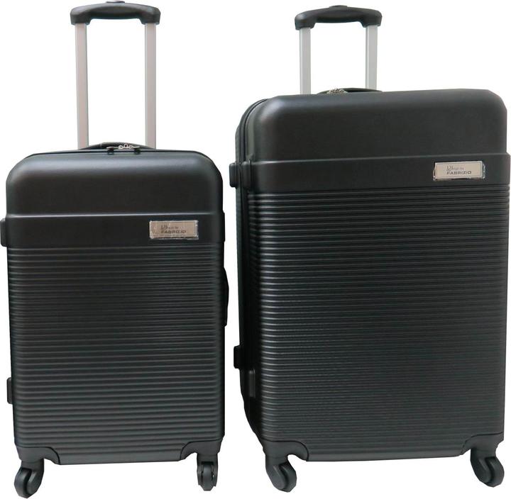Fabrizio 2-teiliges Trolleyset Classic III Schwarz