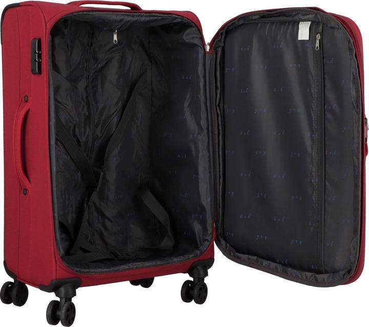 Actual product image D&N Travel Line 6804 4-wheel suitcase set 3 pcs. (196 l, XL (from 140l))