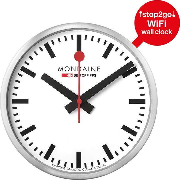 Actual product image Mondaine CLOCK WiFi (25 cm)