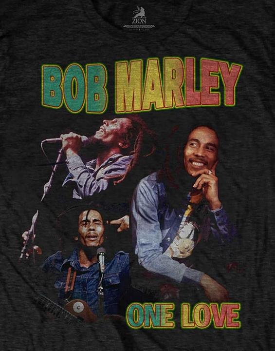 Actual product image Bob Marley One Love Homage TShirt (XL)