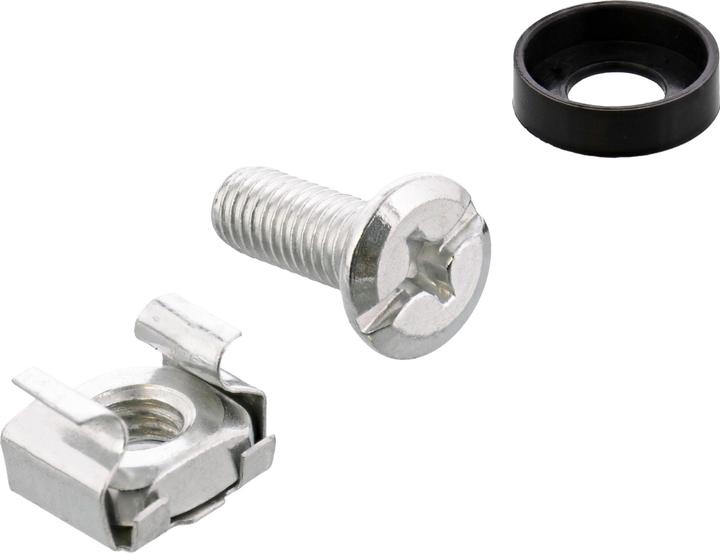 Produktbild InLine 19" Kabelführungspanel, 5 Kunststoffbügel abnehmbar, RAL 9005, schwarz