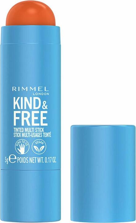 Actual product image Rimmel London Rimmel - Kind & Free Tinted Multi Stick 5 g 004 Tangerine Dream (004 Tangerine Dream)