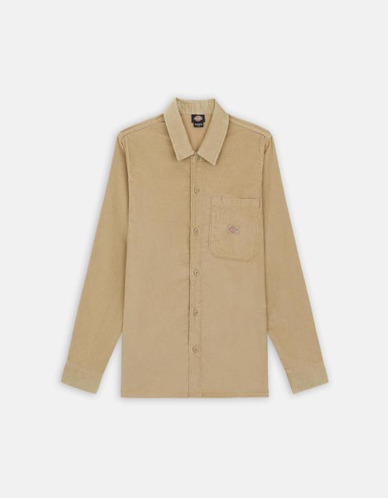 The Dickies Corduroy Shirt Ls Khaki