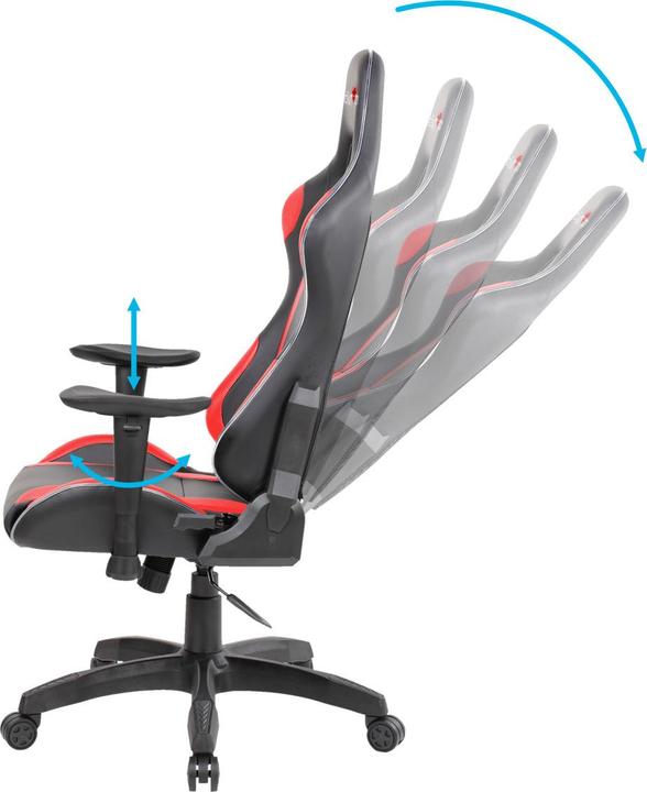Actual product image RED Gaming chair Fighter C8 Gaming Chair