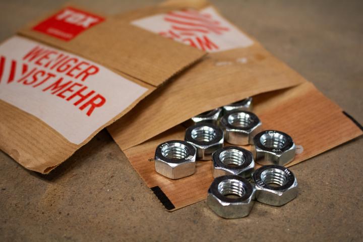 Actual product image Tox Hexagon Nut DIN 934 galvanized M10 (10 pcs)