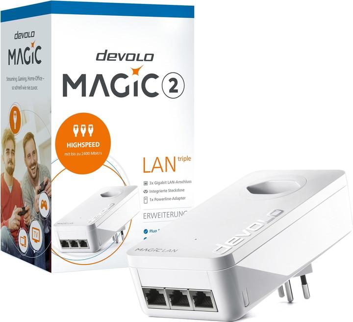 Produktbild Devolo Magic 2 LAN triple (2400 Mbit/s)
