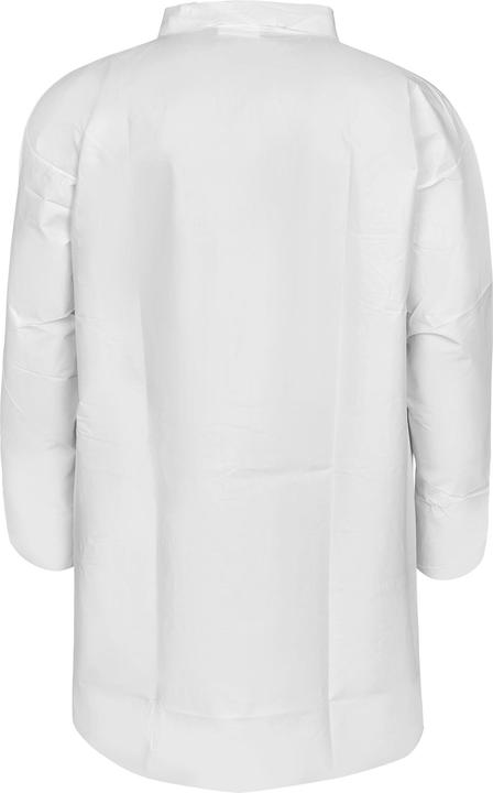 Produktbild Top Swede ProSafe 2-Kittel, 2 abged. Taschen, 5 Druckknöpfe, Kragen, weiss, CE CAT.III, Typ PB-6B, VE: 50 Stüc (L)