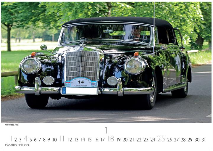 Produktbild Mercedes Classic Cars 2026 L 35x50cm (35 x 50 cm, Deutsch)