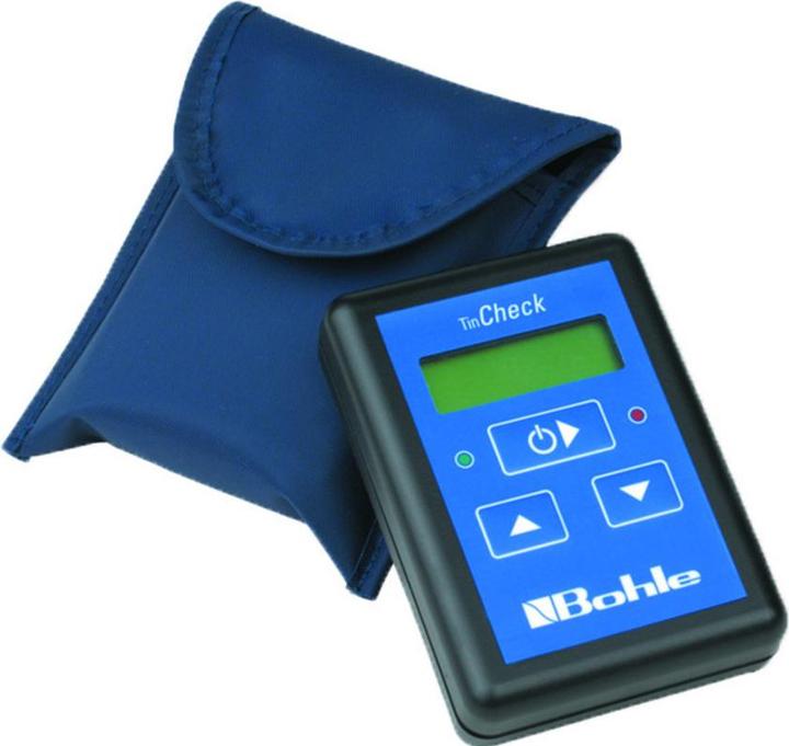 Bohle Messgerät zur Erkennung der Zinnbadseite TinCheck (Messgerätkoffer)