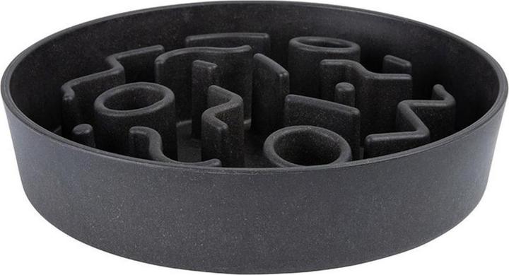Immagine prodotto District 70 Alimentatore lento per cani in bambù Ø 28 cm, grigio scuro (2.50 l)
