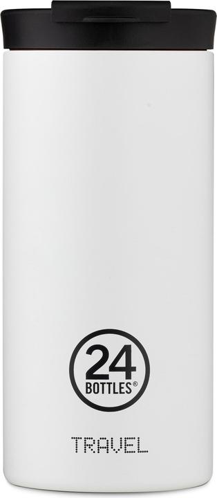 24 Bottles Tasse thermique Gobelet de voyage 0,60 l Ice White (0.60 l)