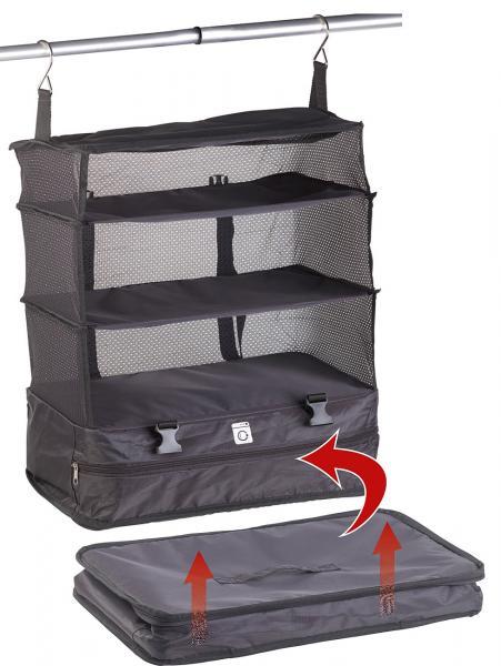 Produktbild Xcase 2er-Set XXL-Koffer-Organizer, Packwürfel zum Aufhängen, 45 x 64 x 30cm