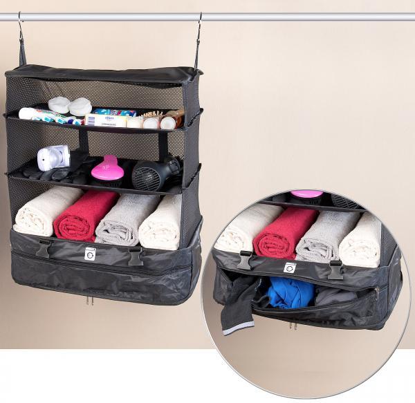 Produktbild Xcase 2er-Set XXL-Koffer-Organizer, Packwürfel zum Aufhängen, 45 x 64 x 30cm