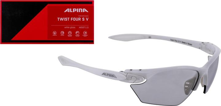 Immagine prodotto ALPINA SPORTS Twist Four S VL+ (Bianco, Nero)