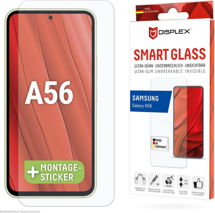 Produktbild Displex Smart Glass, Displayschutzfolie (1 Stück, Samsung Galaxy A56)