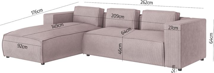 Actual product image Ropez Cloe (Corner sofa)