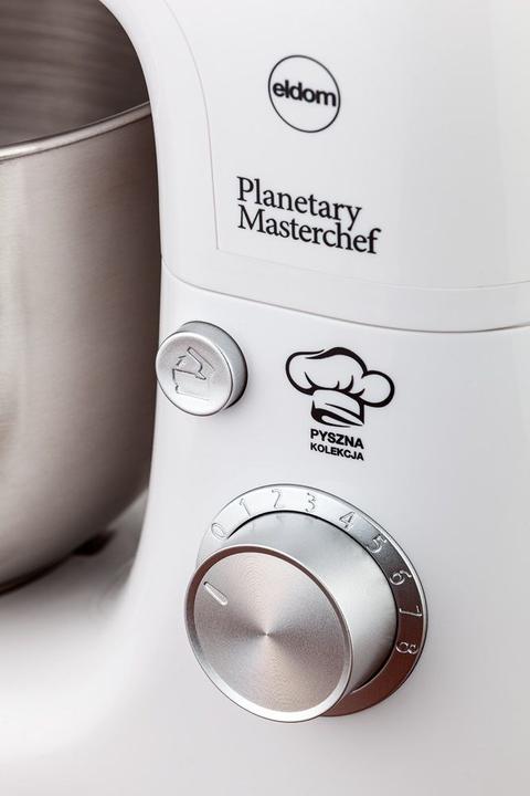 Produktbild Eldom Wrk1200 Planet Stand Mixer 800w White (800 W)