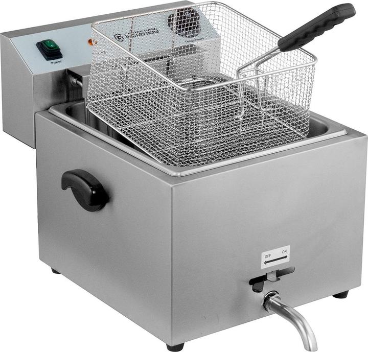 Produktbild Gastro Hero Elektro-Fritteuse ECO Starkstrom mit Ablasshahn