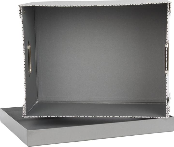 Actual product image Idena Storage box foldable grey 37,5x28x18cm