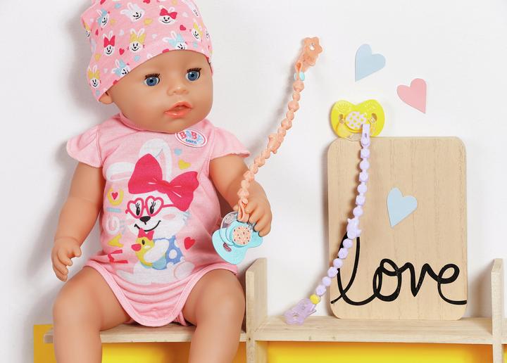 Actual product image Zapf Creation Baby born Magic Pacifier & Chain (1 x, from 3 yrs.)