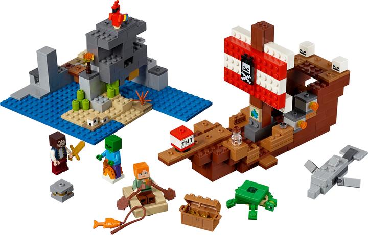 Actual product image LEGO The Pirate Ship Adventure (21152, LEGO Minecraft)