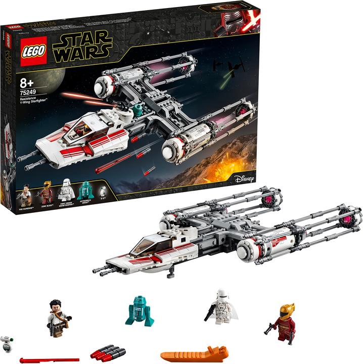 Produktbild LEGO Widerstands Y-Wing Starfighter (75249, LEGO Star Wars)