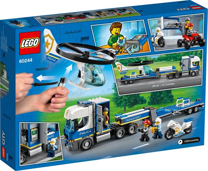 Produktbild LEGO Polizeihubschrauber-Transport (60244, LEGO City)