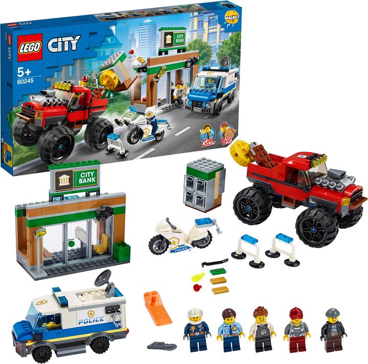 Produktbild LEGO Raubüberfall mit dem Monster-Truck (60245, LEGO City)