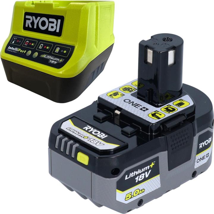 Produktbild Ryobi RY18SCA Akku Gartenschere 18 V 25 mm + 1x Akku 5,0 Ah + Ladegerät
