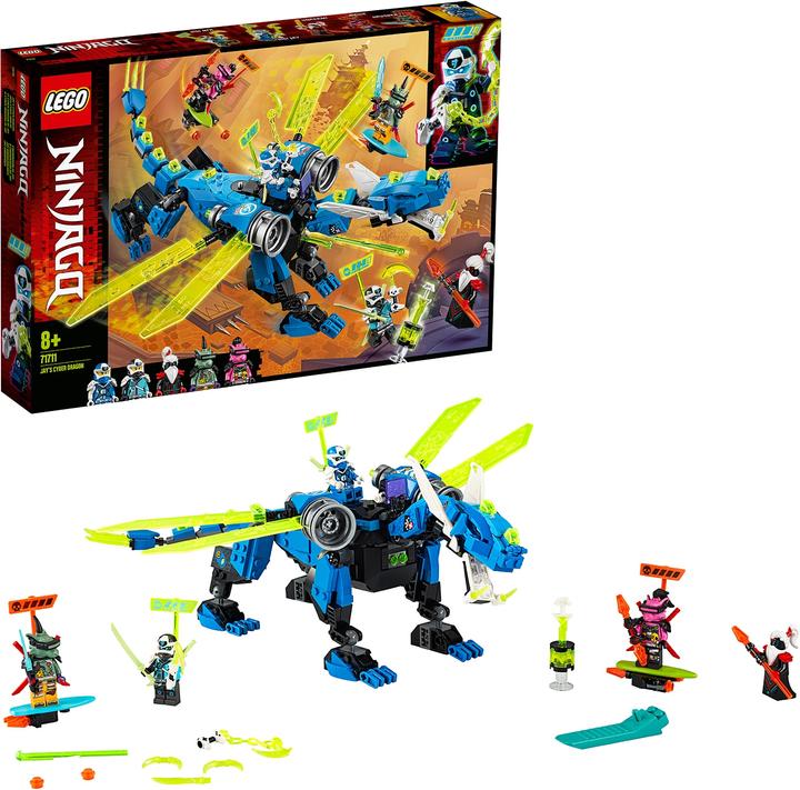 Actual product image LEGO Jay's Cyber-Dragon (71711, LEGO Ninjago)