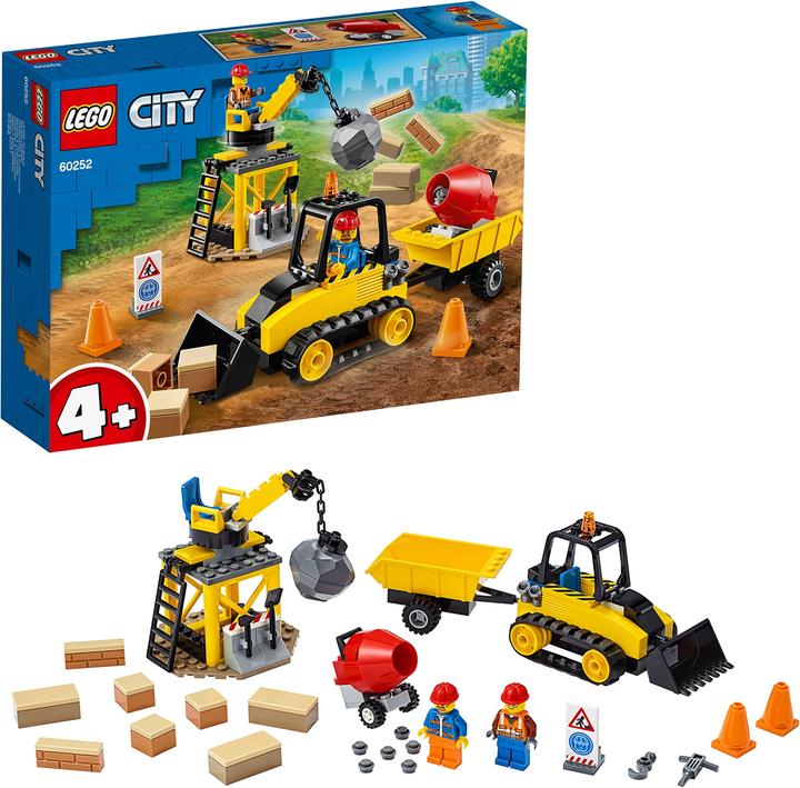 Produktbild LEGO Bagger auf der Baustelle (60252, LEGO City)