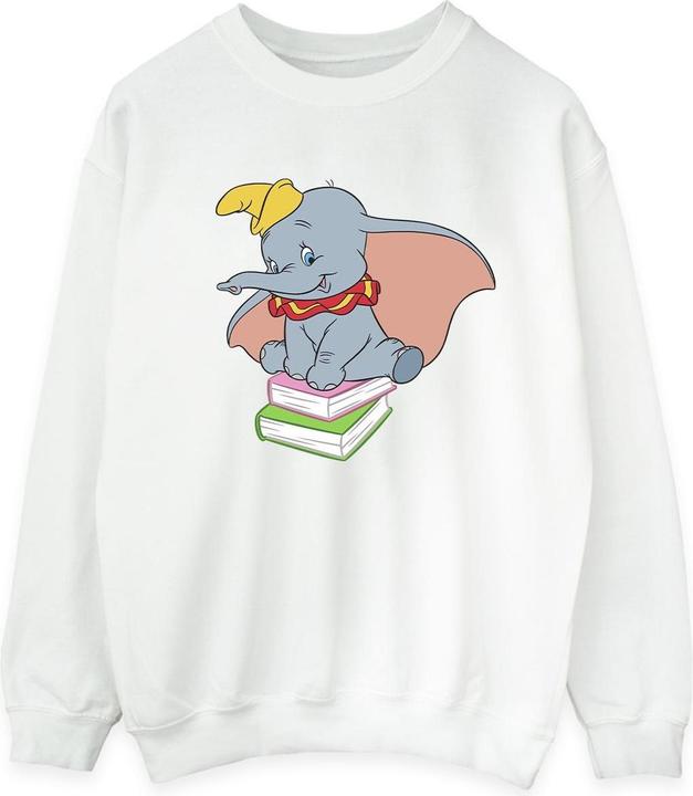 Disney Dumbo Sitting On Books Sweatshirt (L)